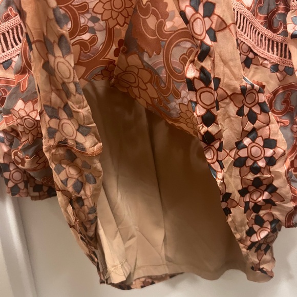 For Love and Lemons Silk Blend Tunic Dress - Picture 5 of 8